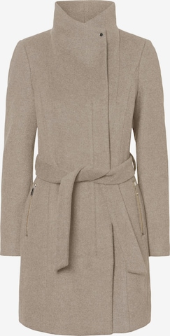 Manteau mi-saison Vero Moda Curve en beige : devant