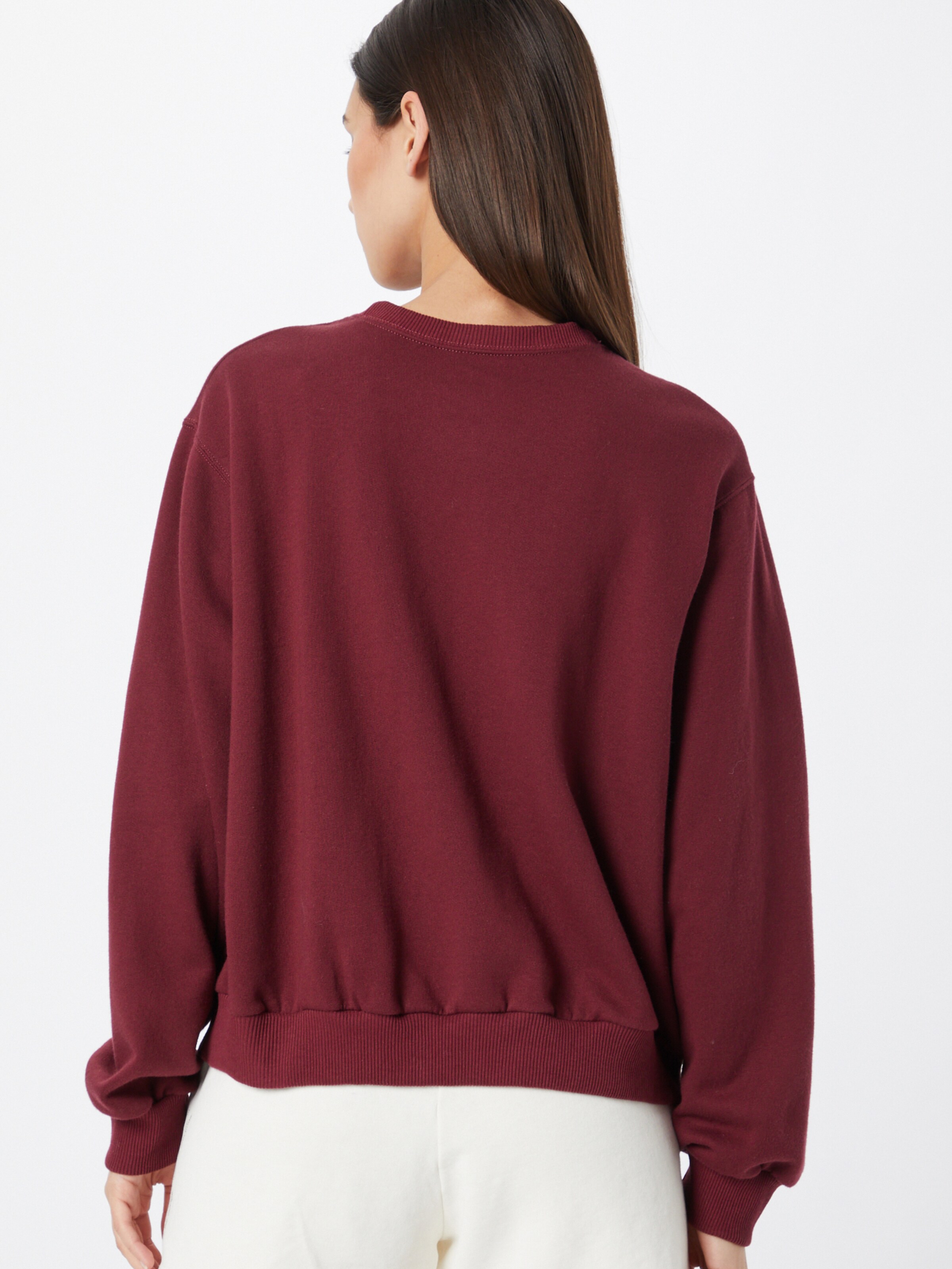 Frauen Sweat HOLLISTER Sweatshirt in Burgunder - BT63093 Frauen Sweat HOLLISTER Sweatshirt in Burgunder - BT63093