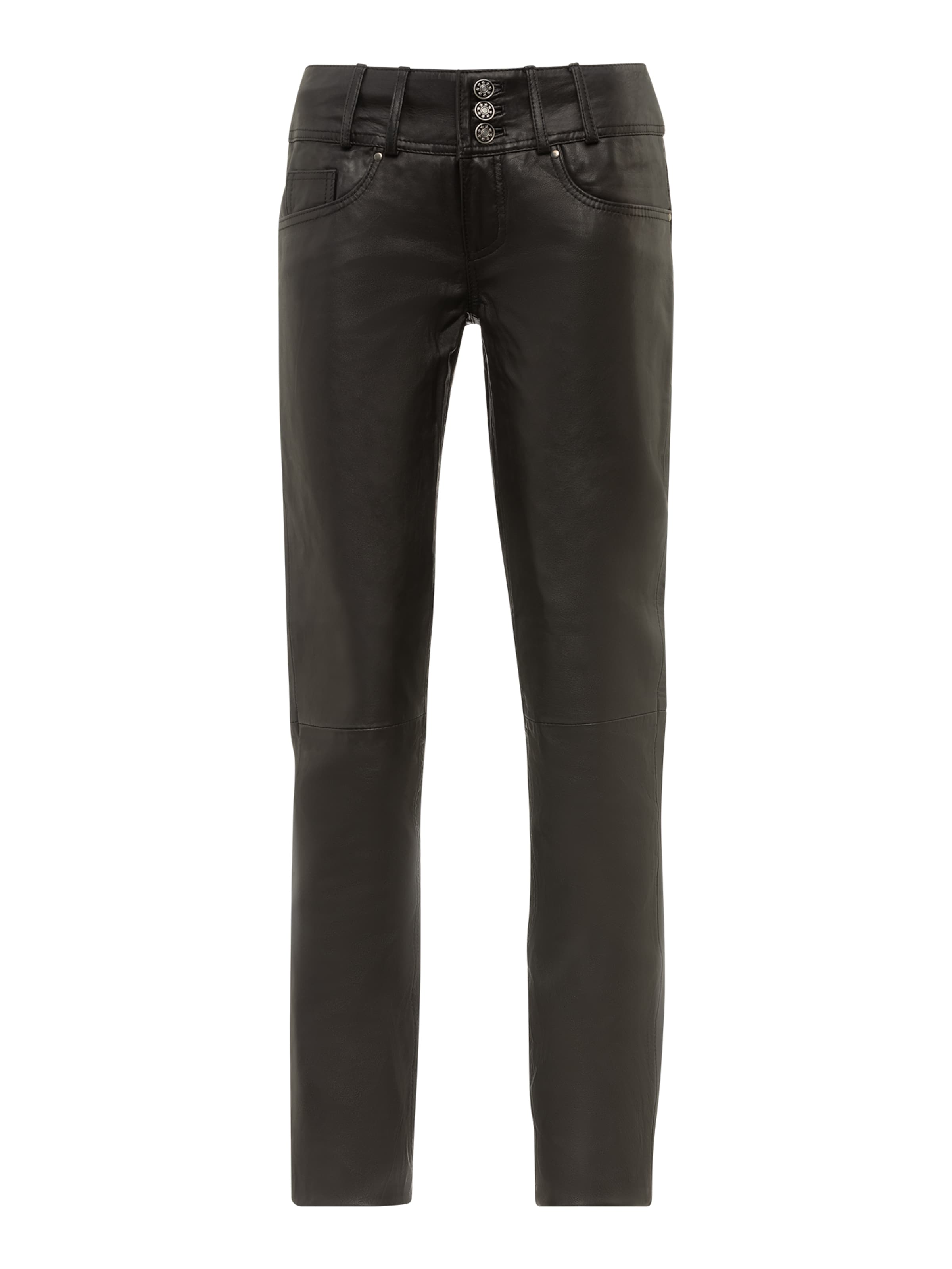 RICANO - Slimfit Pantalón en negro: frente