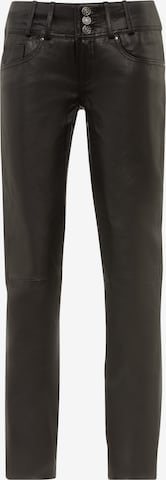 Coupe slim Pantalon RICANO en noir : devant