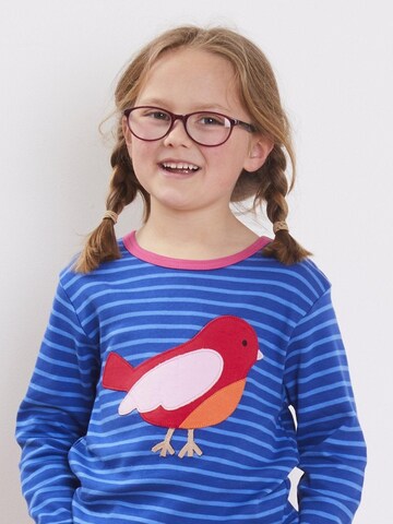 Toby Tiger Shirt 'Vogel-Applikation' in Blue