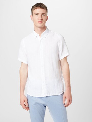 Regular fit Camicia di Abercrombie & Fitch in bianco: frontale