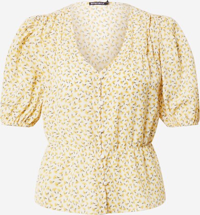 Rut & Circle Bluse 'CAMILLE' in gelb / weiß, Produktansicht
