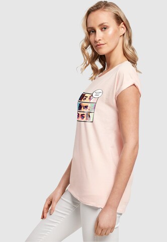 Merchcode Shirt 'Thinking Comic' in Pink