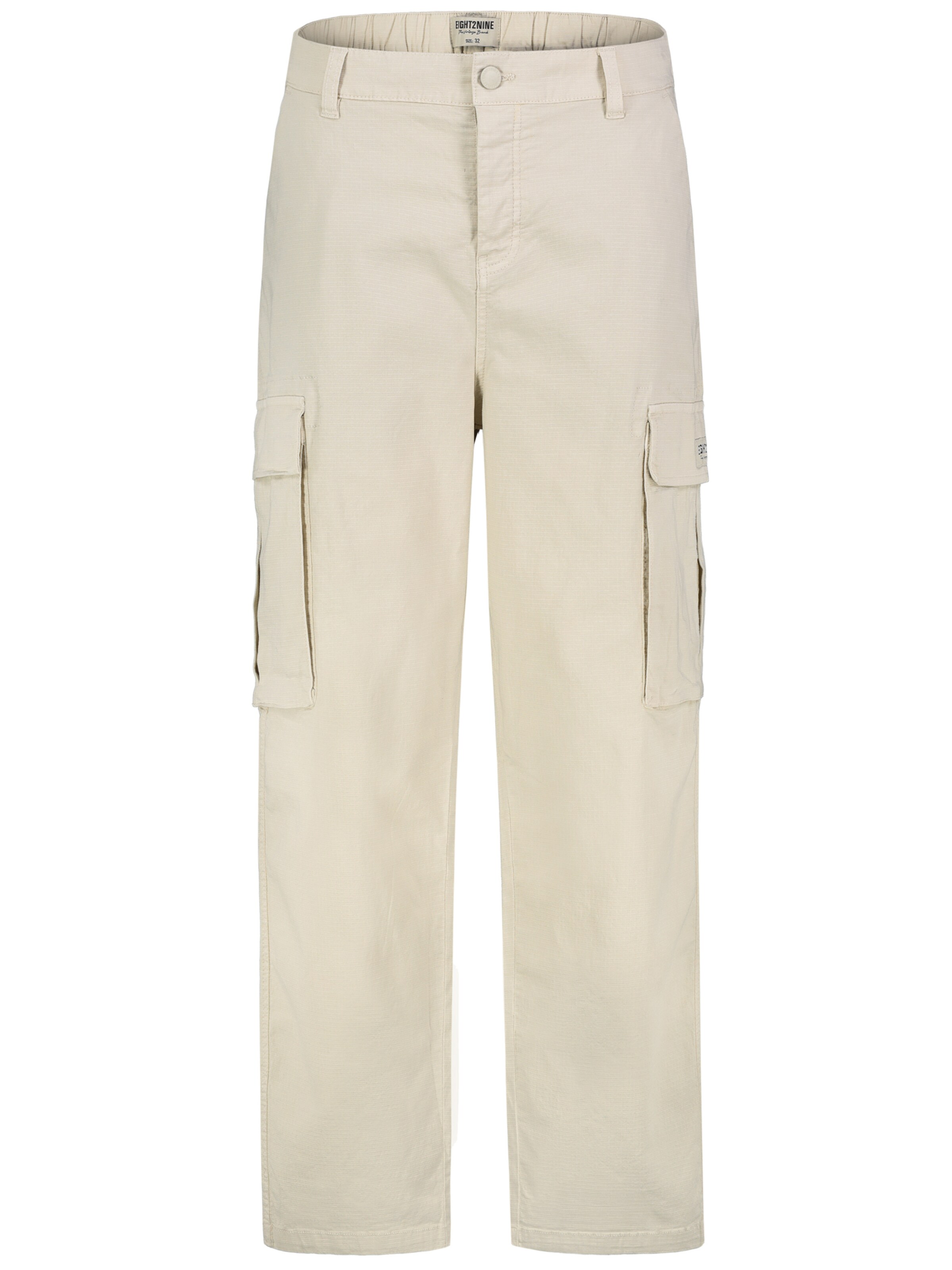 Eight2Nine Baggy Hose in Beige: Vorderseite