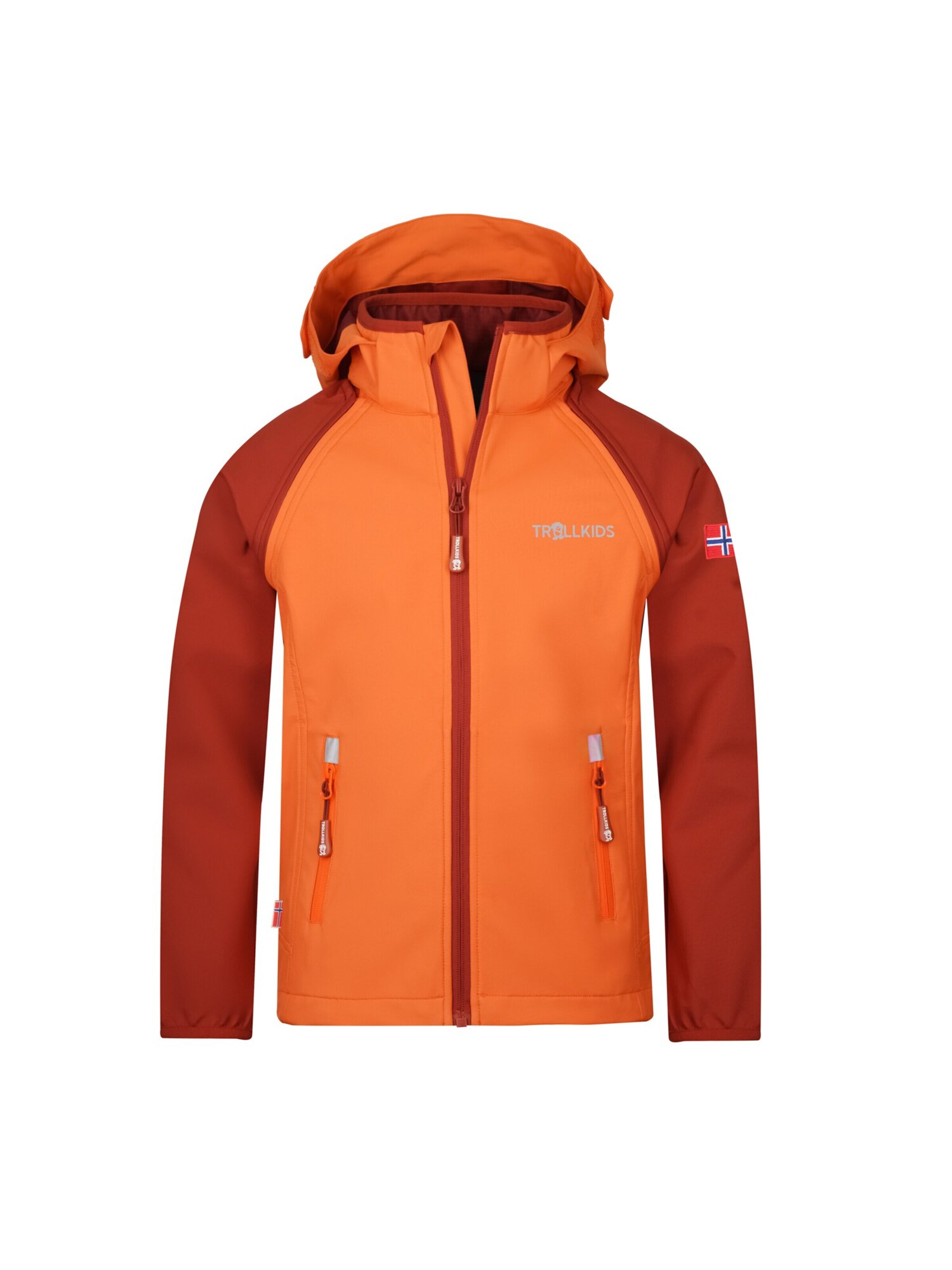 TROLLKIDS Outdoor jacket in Orange: front
