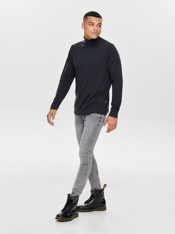 Only & Sons Regular fit Trui 'ONSALEX' in Blauw