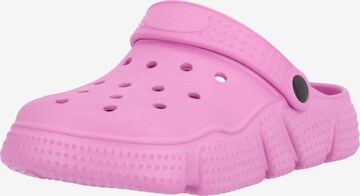 Cruz Clogs 'Pastown' in Pink: front