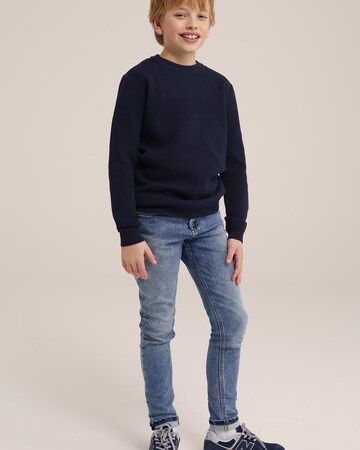 WE Fashion Sweater in Blue