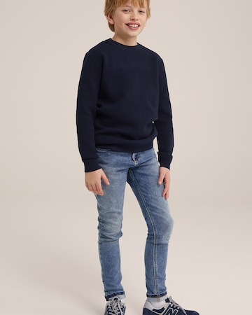 WE Fashion Pullover in Blau