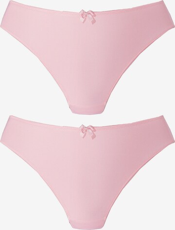 NUANCE Thong in Pink: front