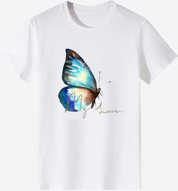T-shirt LapaPlus en blanc : devant