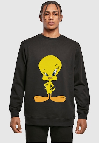 ABSOLUTE CULT Sweatshirt 'Looney Tunes - Angry Tweety' in Schwarz: Vorderseite