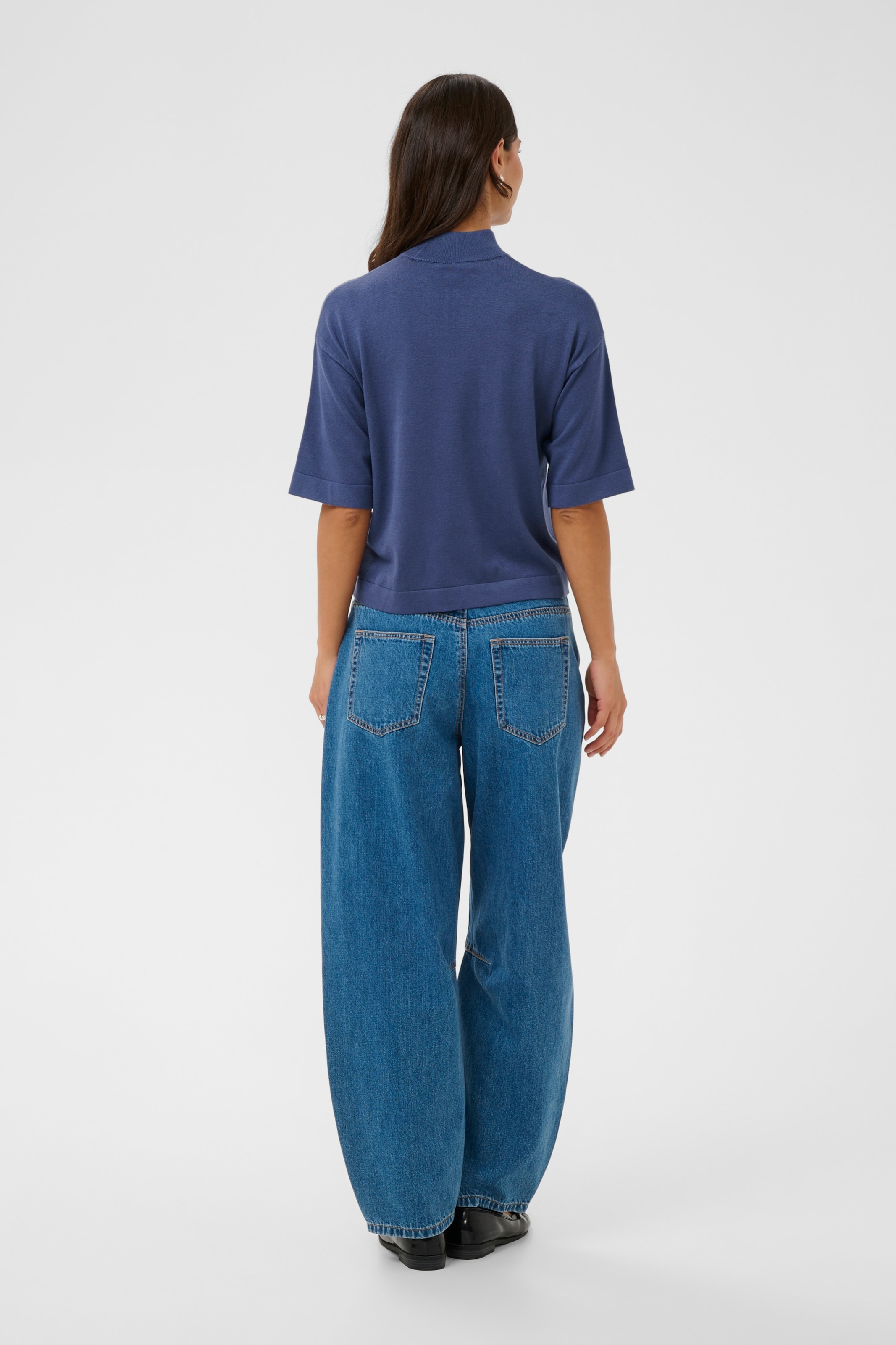 Kaffe Pullover in Blau