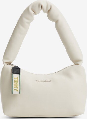 Tommy Jeans Shoulder Bag in White: front