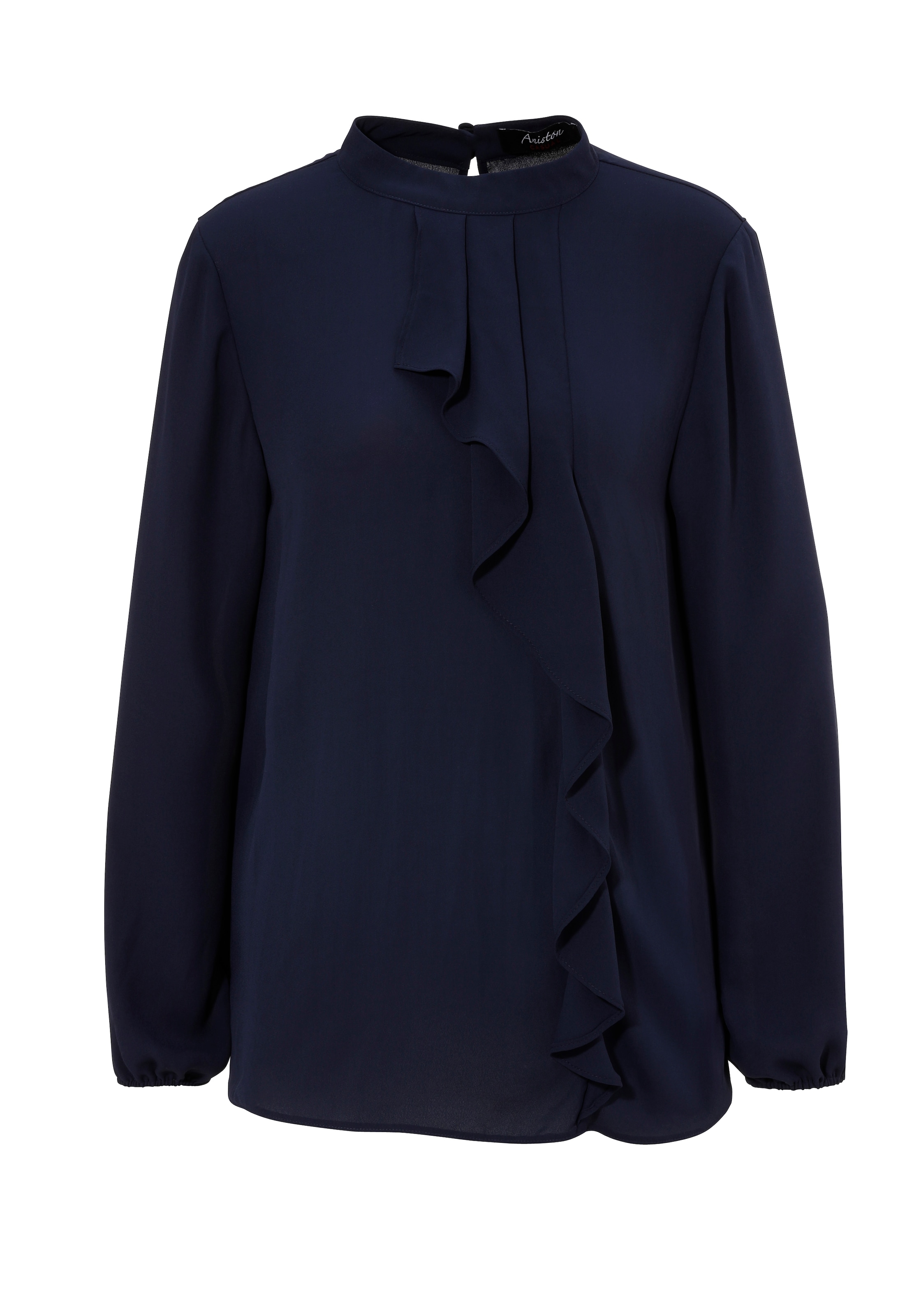 Aniston CASUAL Bluse in Blau: Vorderseite