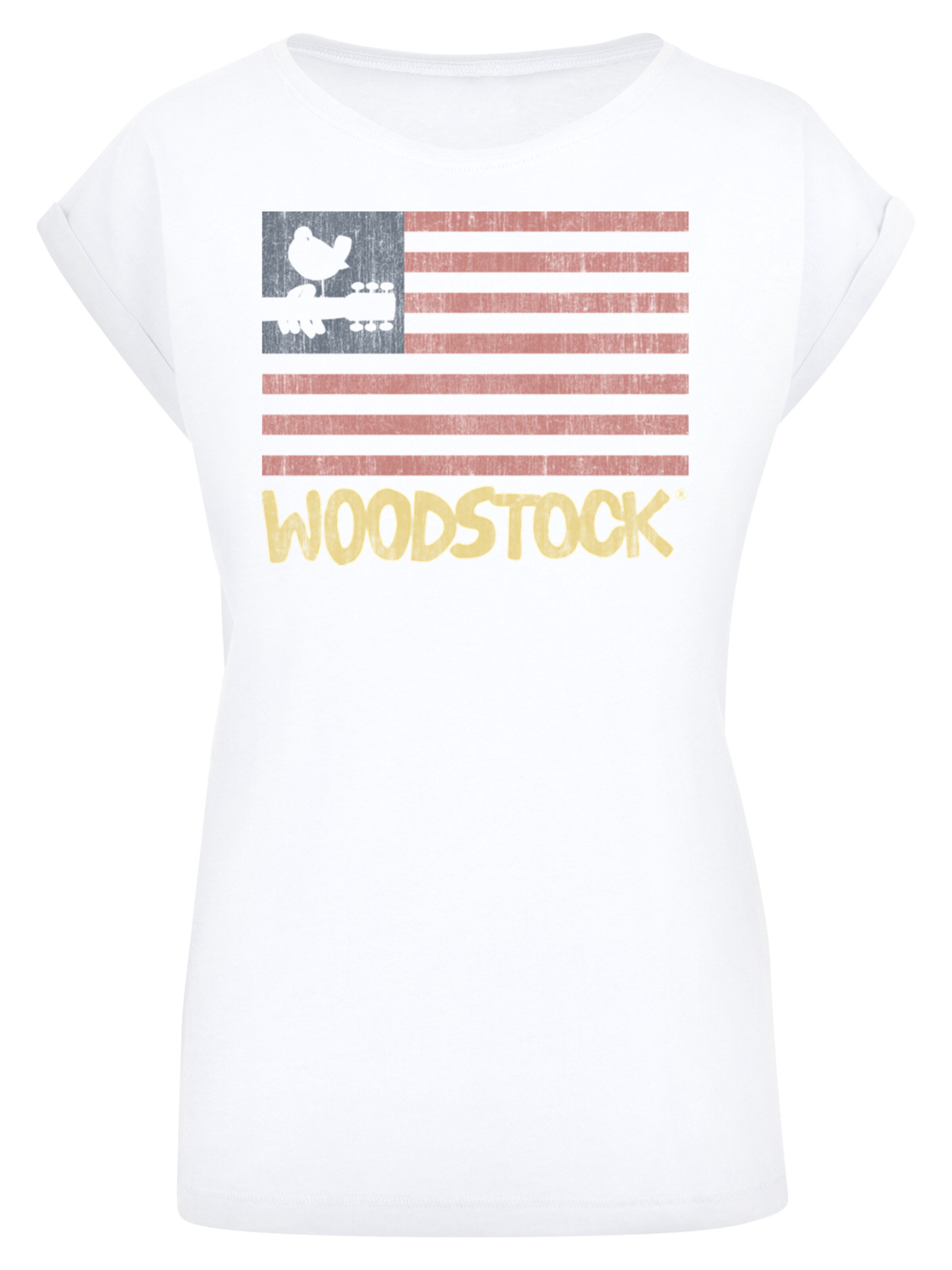 F4NT4STIC Shirt 'Woodstock' in White: front