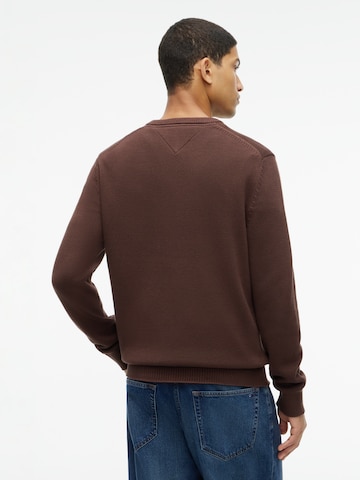 Pull-over 'ESS' Tommy Jeans en marron : derrière