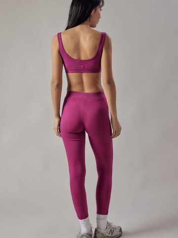 Coupe slim Leggings 'Leggings' OWN Off With Nature en rose