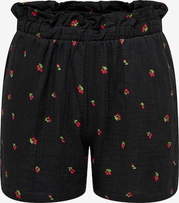 JDY Regular Pants in Black: front