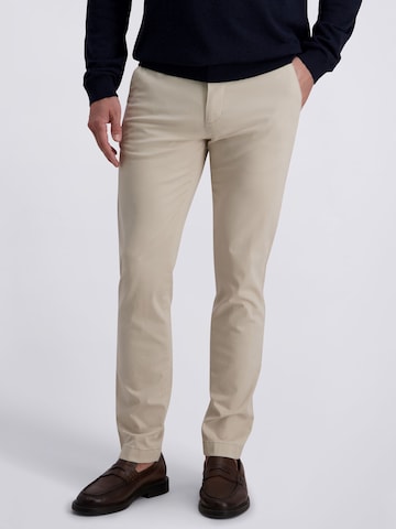 Effilé Pantalon chino 'Colmar' PIERRE CARDIN en beige : devant