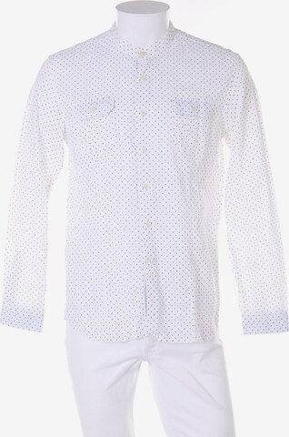BREAD & BUTTONS Button Up Shirt in L in White: front