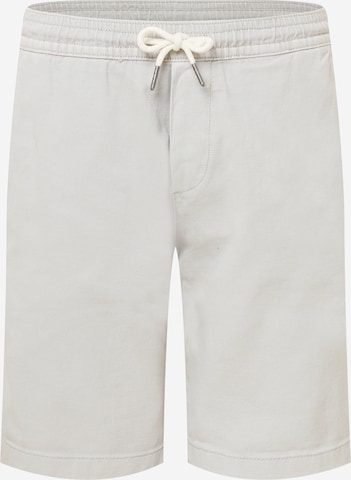 TOM TAILOR DENIM Regular Панталон в сиво: отпред