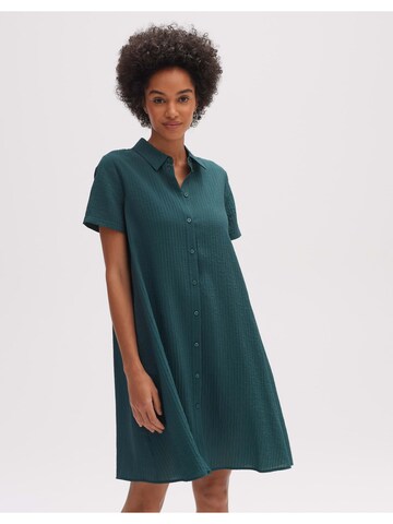 OPUS Shirt Dress 'Wetina' in Green: front
