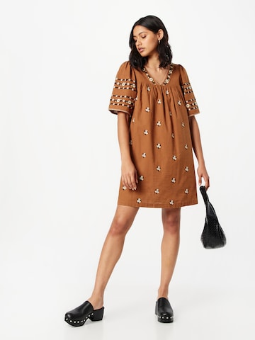 Maison 123 Dress 'GUELIZ' in Brown