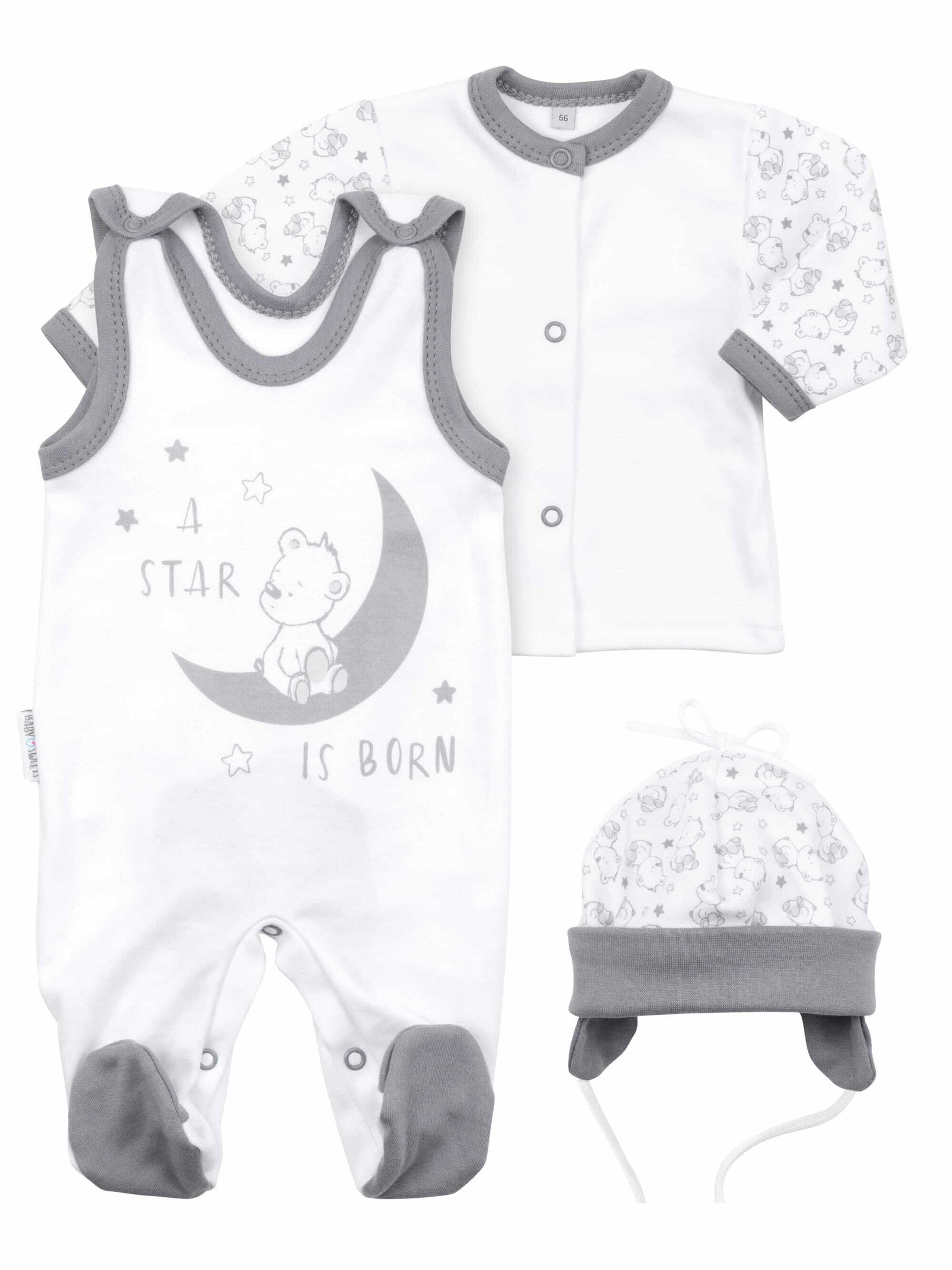 Baby Sweets Set 'A Star is Born' in Grijs