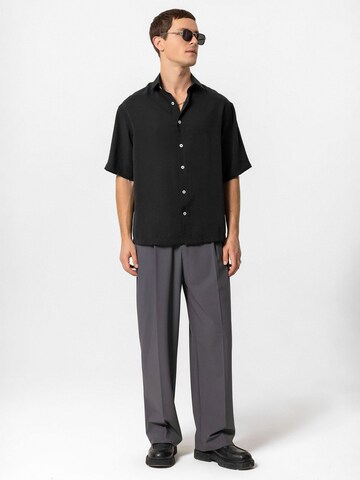 Antioch Comfort Fit Πουκάμισο 'Oscar' σε μαύρο