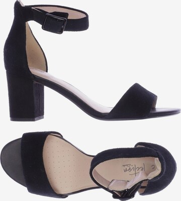 CLARKS Sandalen 37 in Schwarz: predná strana