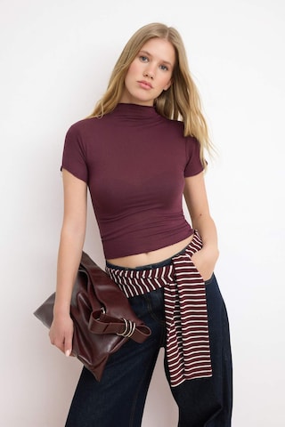 Trendyol Shirt in Purple: front