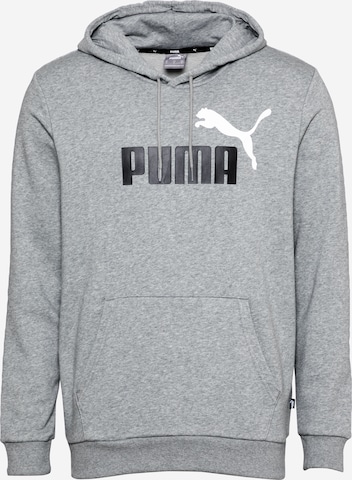 PUMA Athletic Sweatshirt in Grey: front