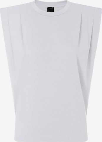 T-shirt 'PINKO MYRANDA MAGLIA JERSONE T-SHIRT' PINKO en blanc : devant