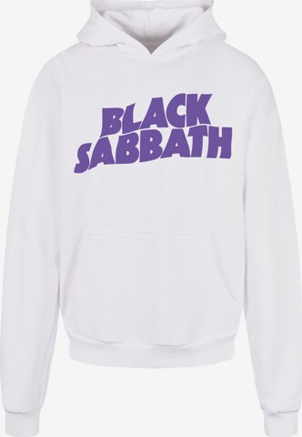F4NT4STIC Sweatshirt 'Black Sabbath ' in Wit: voorkant