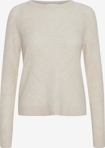 b.young Sweater in Beige: front