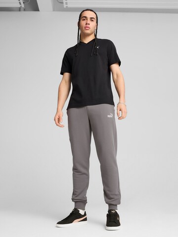 Effilé Pantalon de sport 'ESS No. 1' PUMA en gris