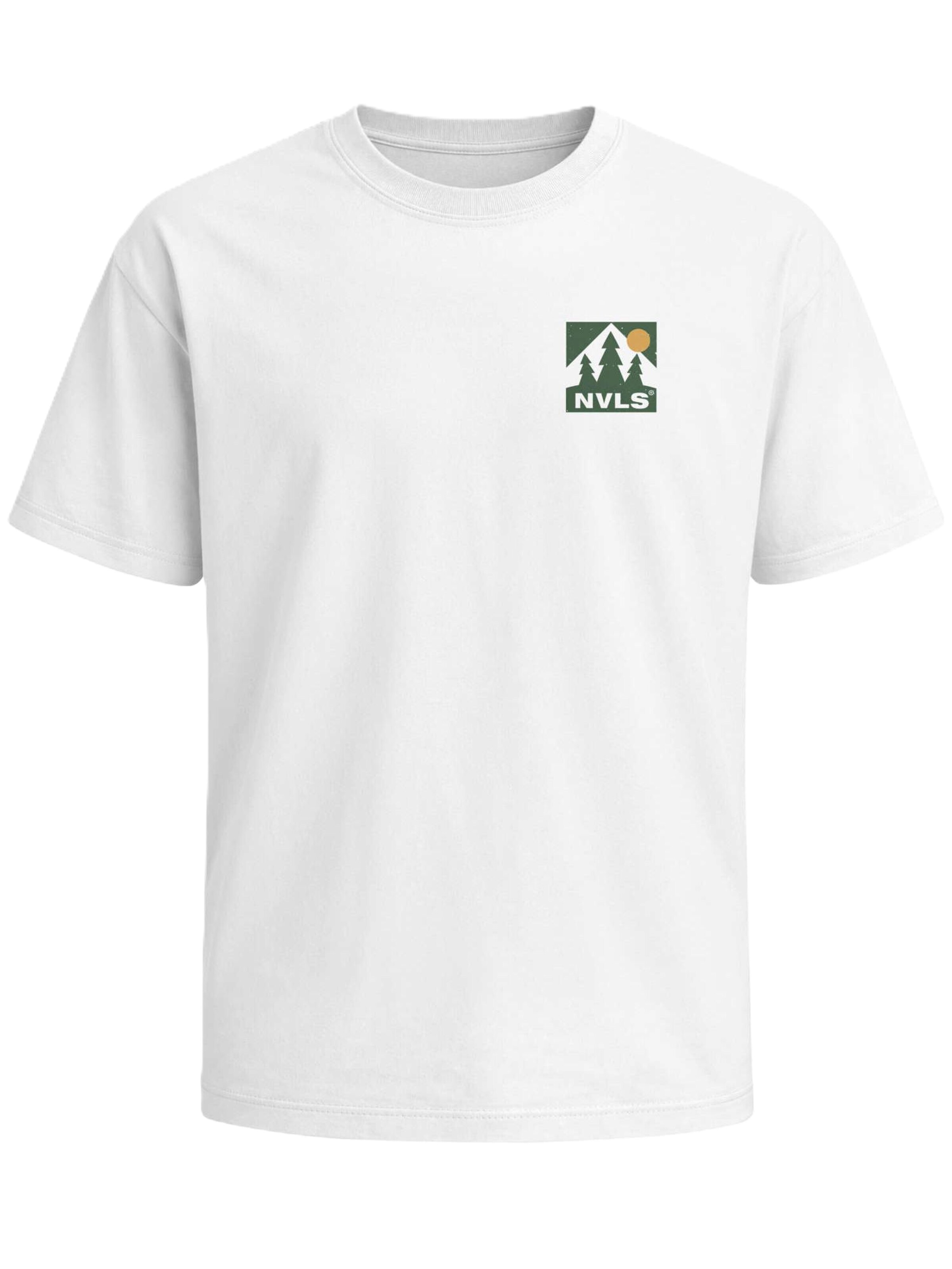 Neverless Shirt 'Outdoor Feeling' in Weiß: Vorderseite