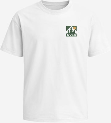 Neverless Shirt 'Outdoor Feeling' in Weiß: Vorderseite