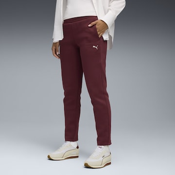 PUMA Regular Sportbroek 'Evostripe' in Rood: voorkant