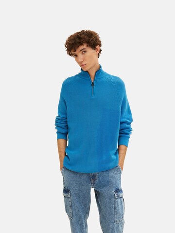 TOM TAILOR DENIM Pullover in Blau