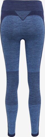 Hummel Skinny Spodnie sportowe w kolorze niebieski