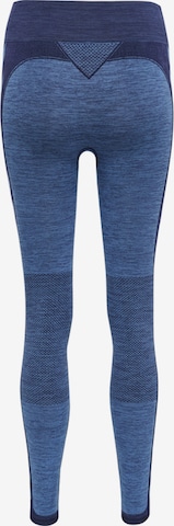 Hummel Skinny Workout Pants in Blue