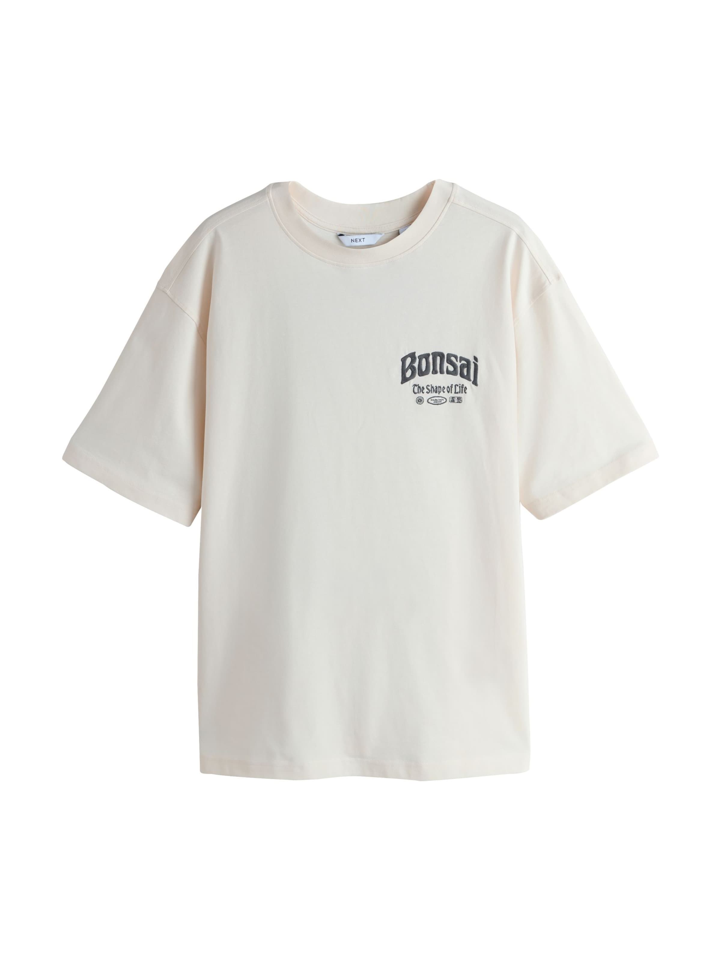 Next T-Shirt in orange / rosa / schwarz / weiß, Produktansicht