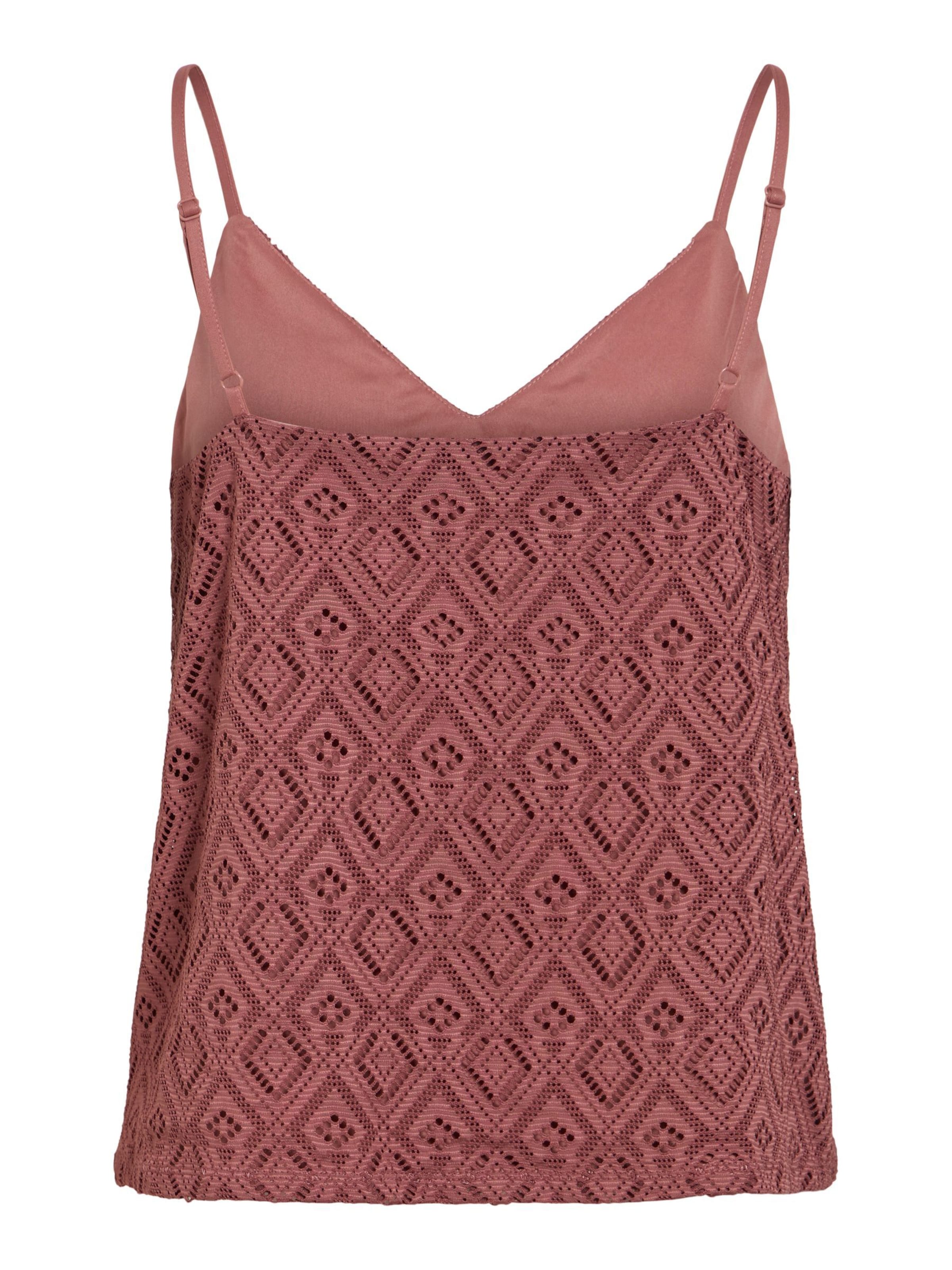 VILA Top 'VINUSA' in Brown