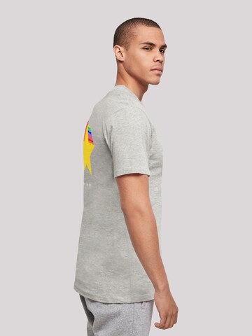 T-Shirt 'HAPPYPEOPLEONLY ' F4NT4STIC en gris