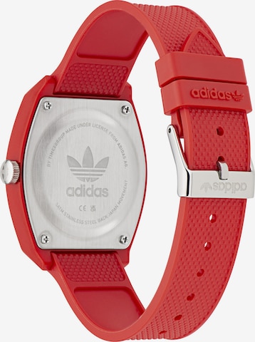ADIDAS ORIGINALS Analog Watch 'PROJECT TWO' in Red