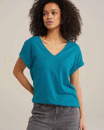 WE Fashion T-Shirt in Grün: Vorderseite