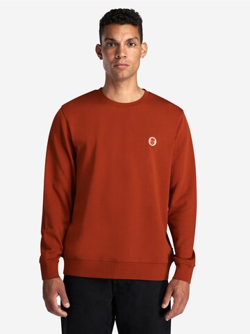 A-dam Sweatshirt 'Brothergibson' in Rood: voorkant